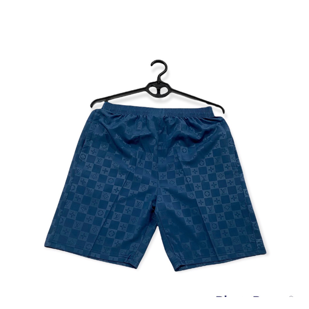 Quần Đùi Nam Họa Tiết 3D Dập nổi Chất vải Gió co dãn Không Nhăn Không Xù có túi khóa và dây rút