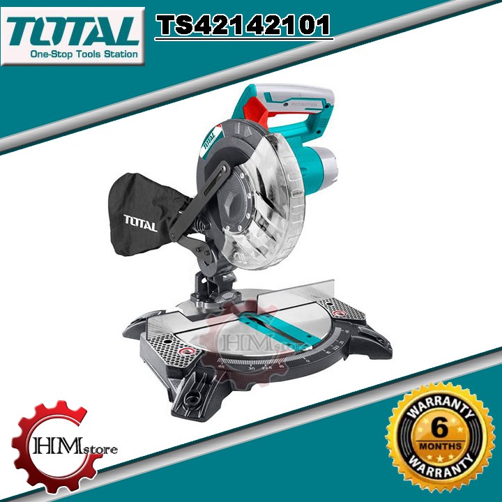 [Chính hãng] Máy cắt nhôm, cắt gỗ TOTAL TS42142101 - 1400w bảo hành 6 tháng