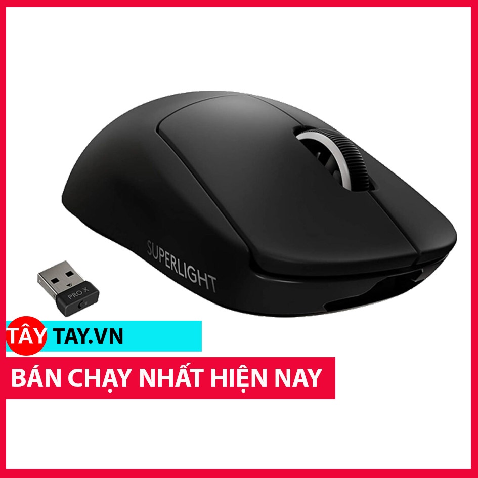 Chuột gaming không dây Logitech G Pro X Superlight | Siêu nhẹ, 5 nút lập trình, pin lâu