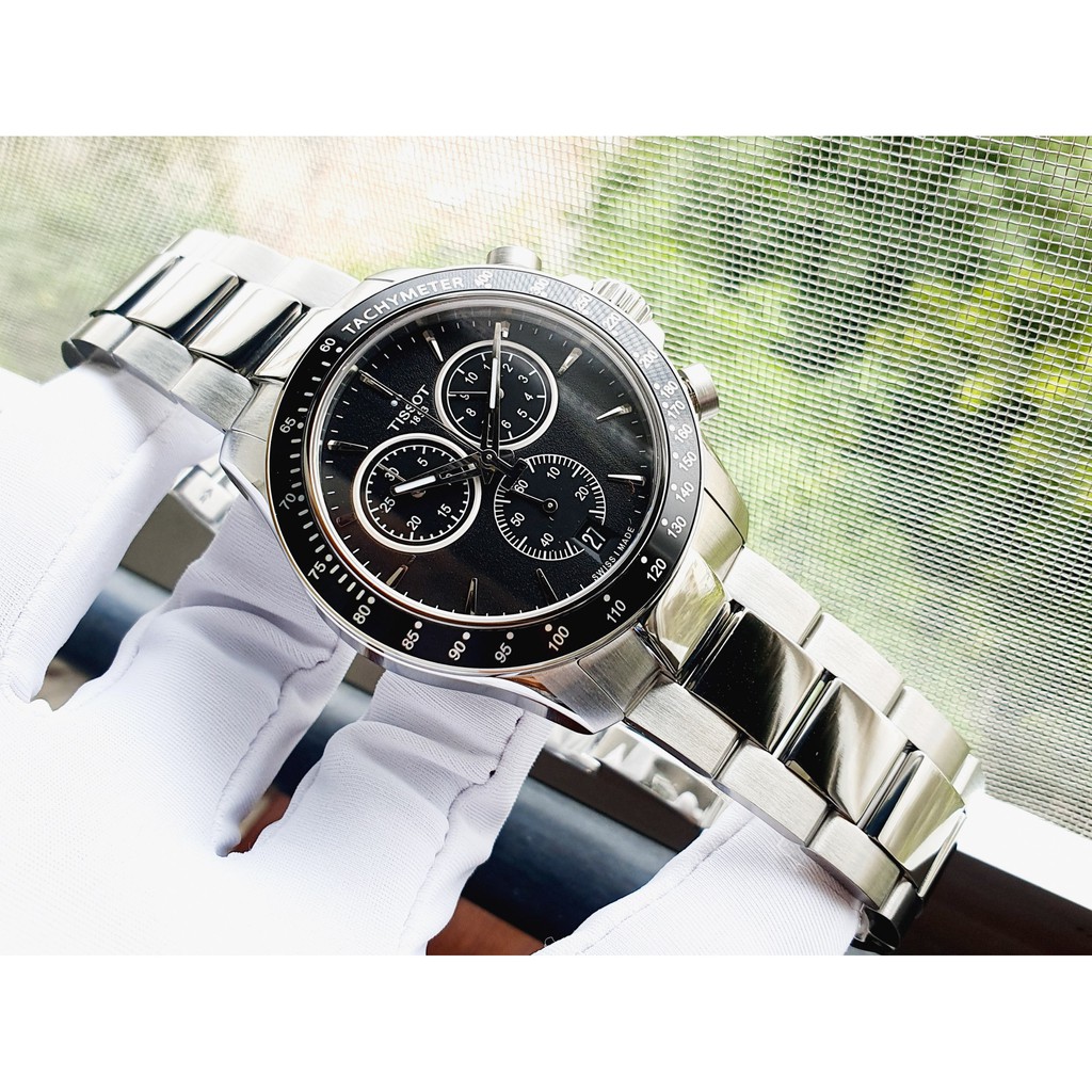 Đồng hồ nam chính hãng Tissot V8 T106.417.11.051.00 - Máy Quartz pin Thụy Sĩ - Kính Sapphire