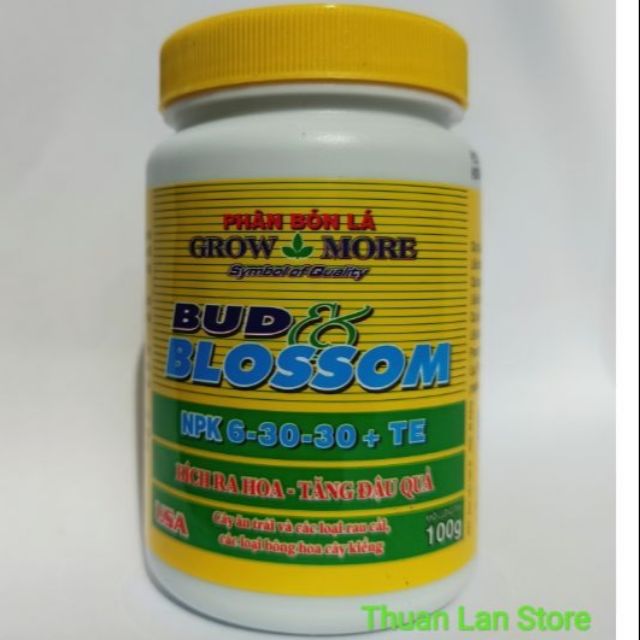 Phân Bón Lá Cao Cấp NPK Grow More 6-30-30+TE (100g)