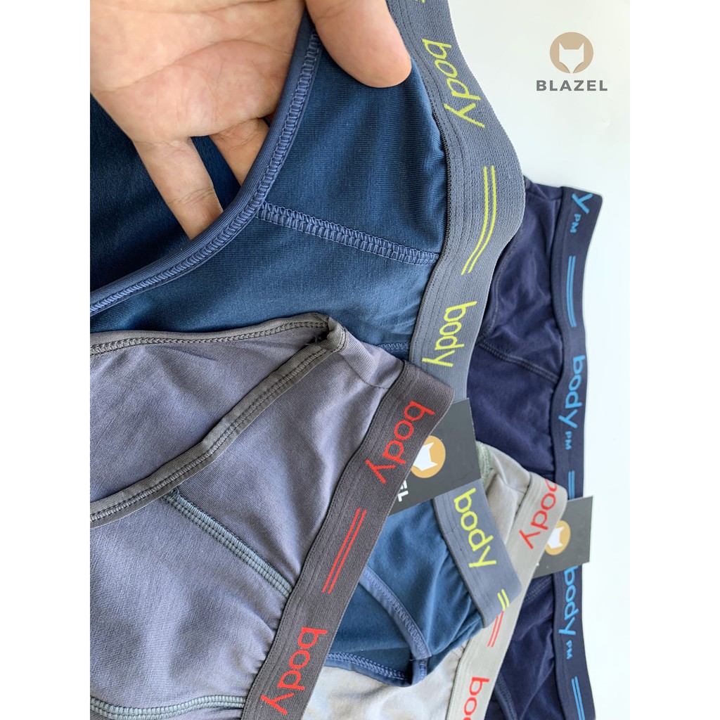 Quần Lót Nam Body Cao Cấp BLAZEL - Cotton Cao Cấp, Co Giãn 4 Chiều, Thoáng Mát, Kháng Khuẩn