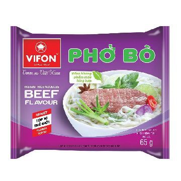 Phở gà/ bò/ bún giò heo/ Bún bò huế/ Bún tôm Vifon 65g