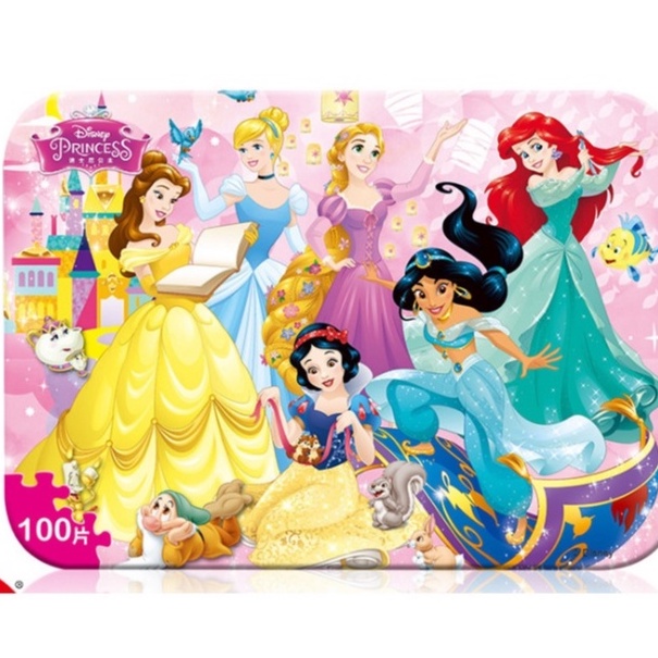 Tranh Xếp Hình Công Chúa Cho Bé Gái, Ghép Hình Disney 35 40 60 80 100 120 200 300 Mảnh, Puzzle Cho Bé