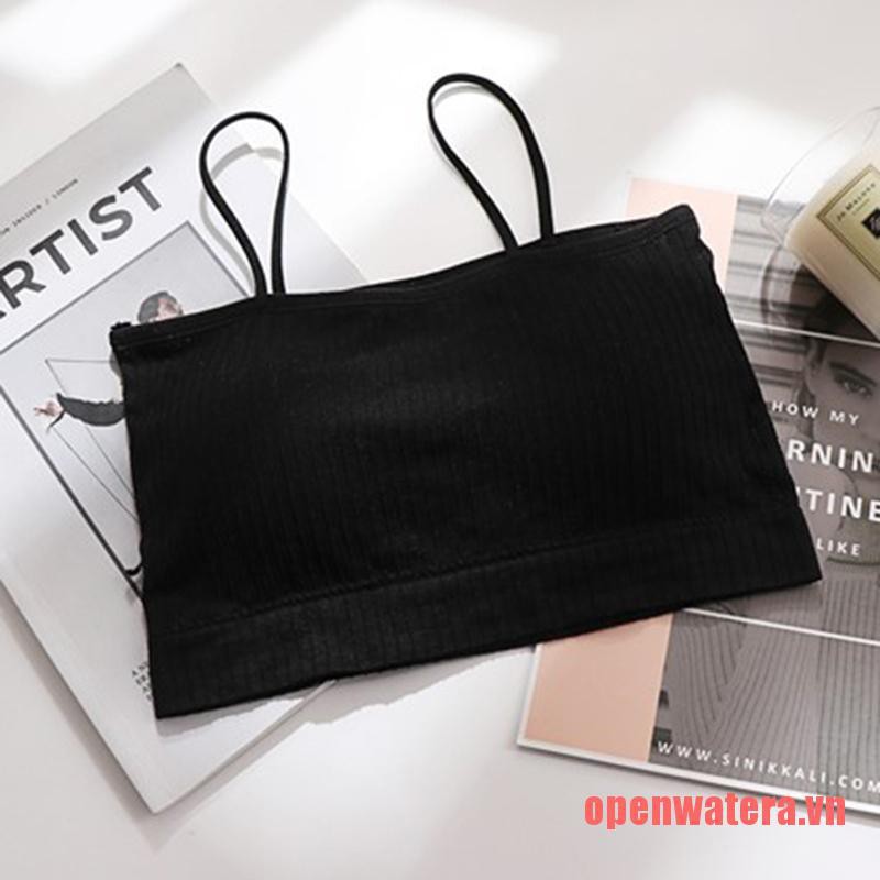 Áo ống 2 dây dáng ôm có mút ngực tiện dụng quyến rũ cho nữ | BigBuy360 - bigbuy360.vn