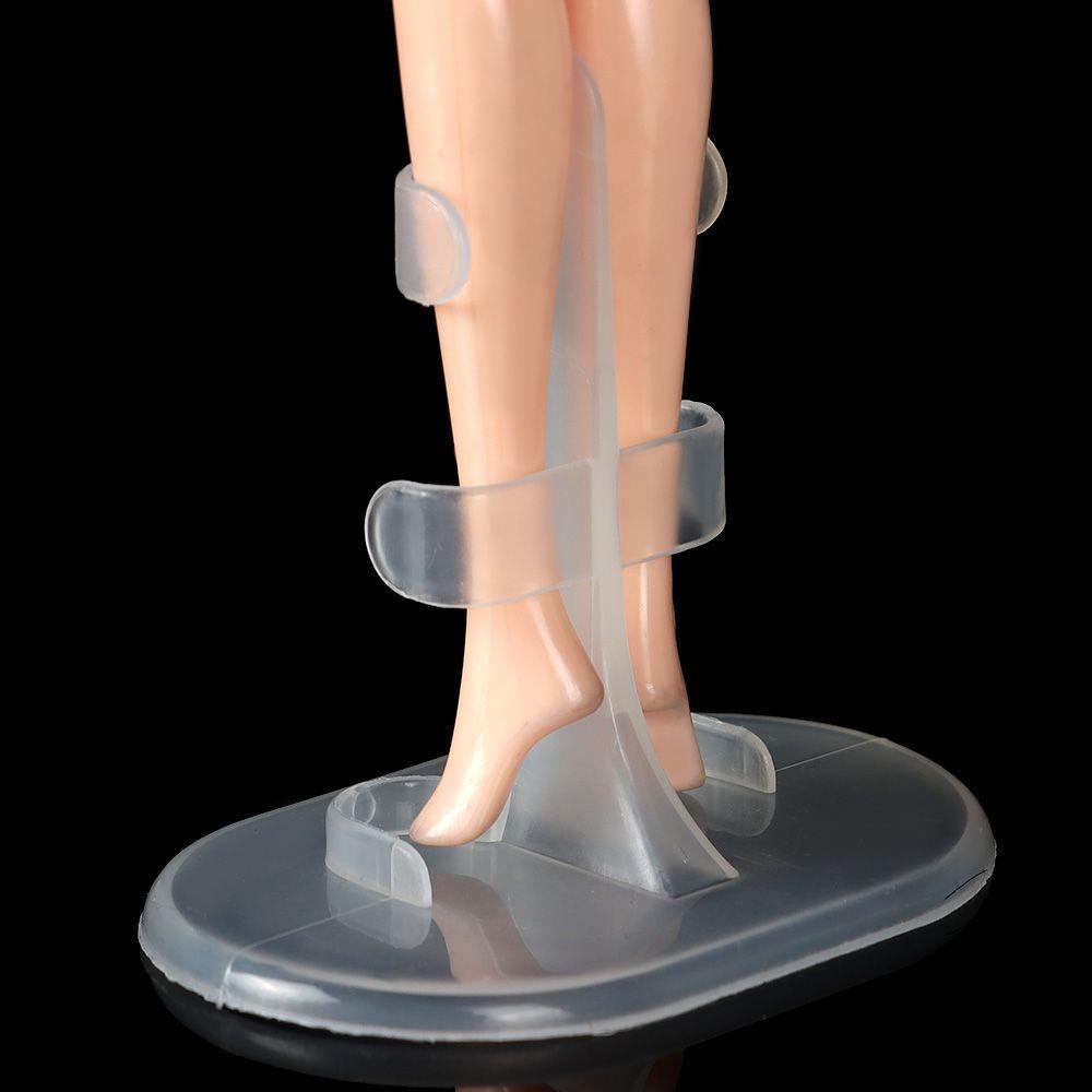 Set 1 Chân Đứng Bằng Nhựa Trong Suốt Cho Búp Bê Barbie