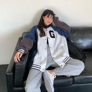 Áo khoác bóng chày ulzzang form rộng