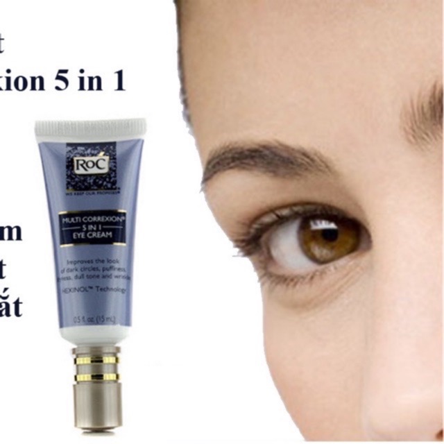 Kem dưỡng mắt Roc Multi Correxion 5 in 1 Eye Cream 15ml