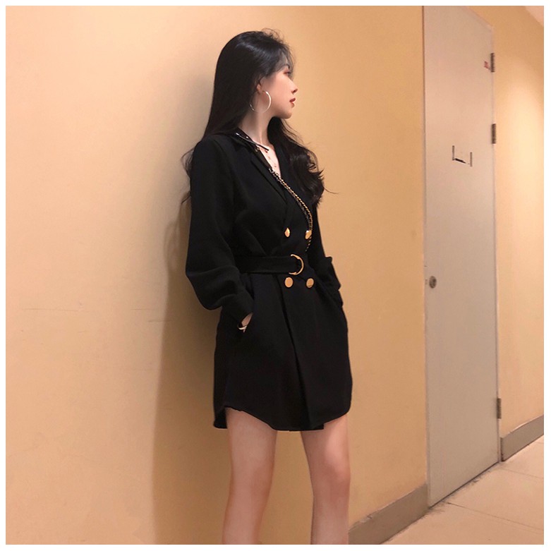 Đầm Vest Thiết Kế 4 nút ( Kèm Belt) | BigBuy360 - bigbuy360.vn