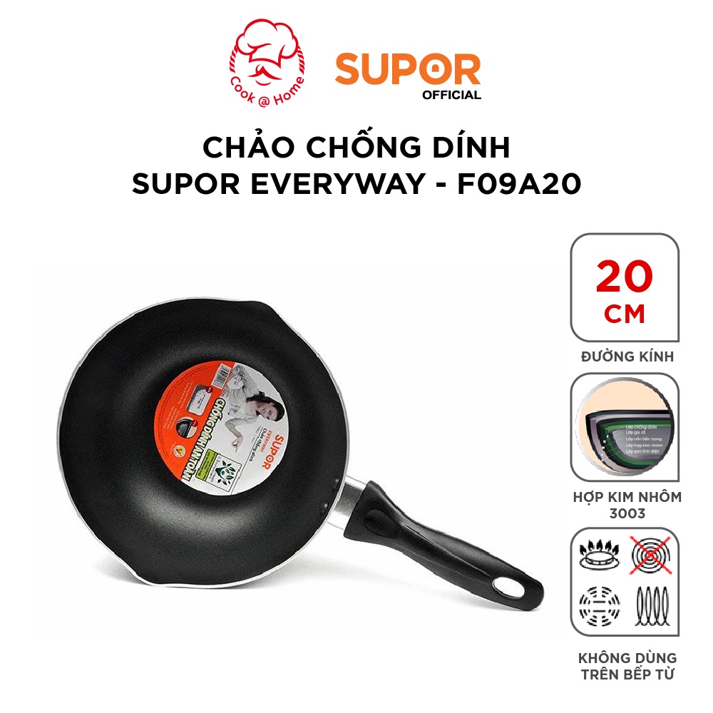 Chảo chống dính Supor Everyway F09A20-20cm