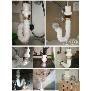 Bộ xi phông ống xả mềm Zento ZXP012