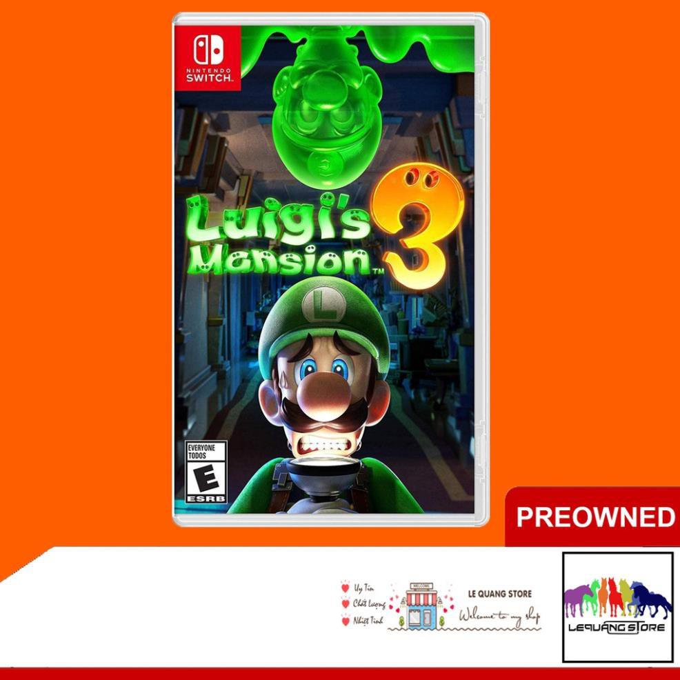 Đĩa game Nintendo Switch: Luigi's Mansion 3