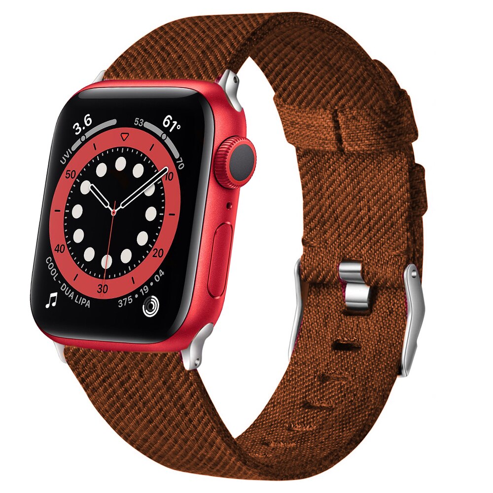 for apple watch band series 5 6 se 44mm 40mm strap for iwatch 4 3 2 42mm 38mm Soft Woven Fabric bracelet men women watchbands