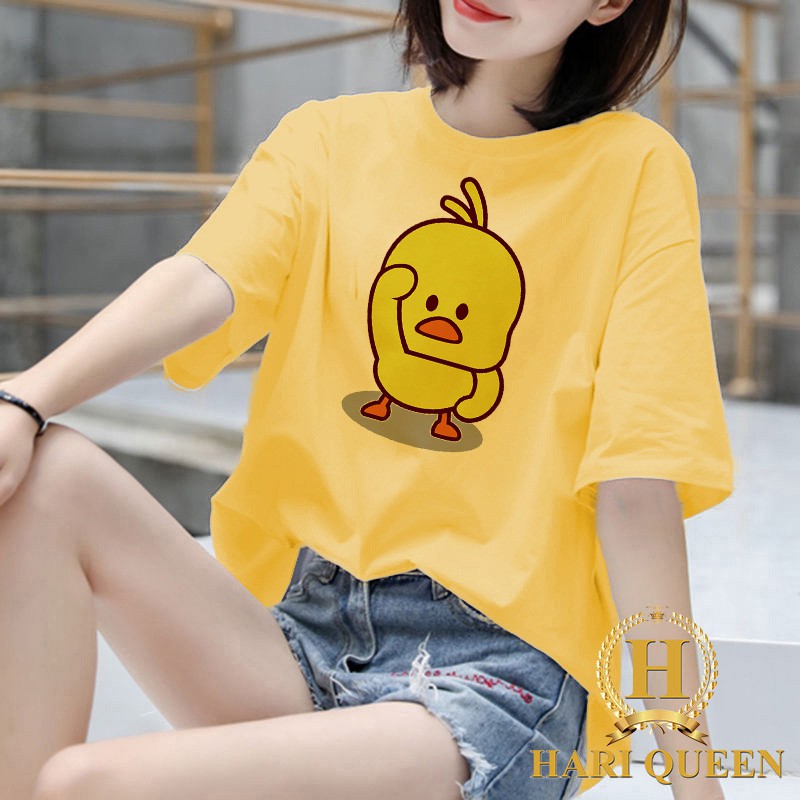 Áo phông 1 vịt chào cờ nhiều màu HARI0520