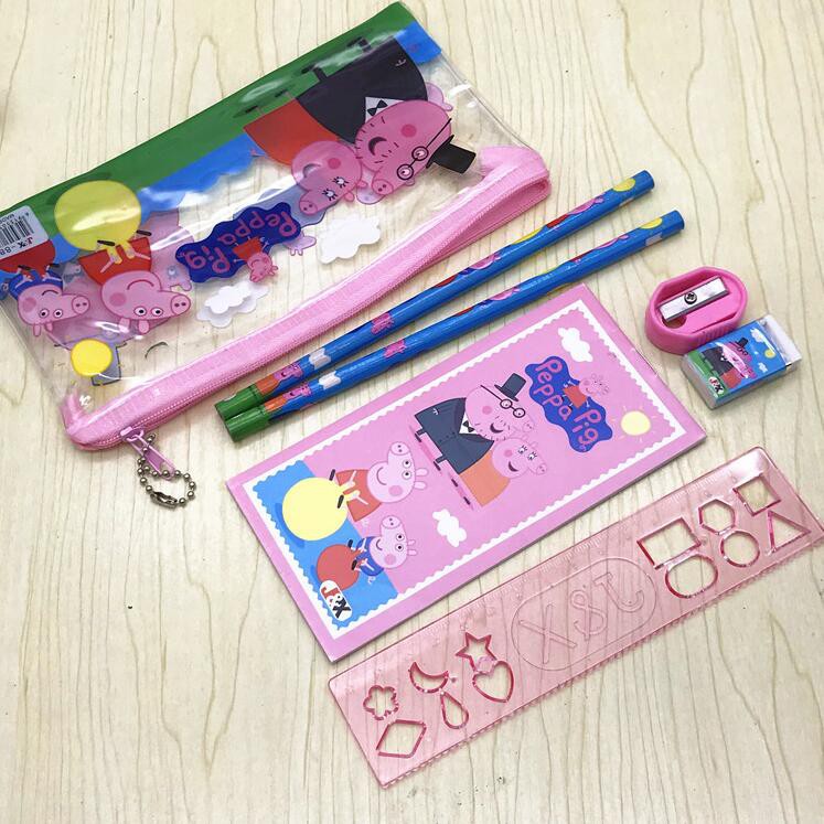 ✨✨Hoạt Hình Bộ Dụng Cụ Học Tập Hình Hello kitty Xinh Xắn Cho Bé