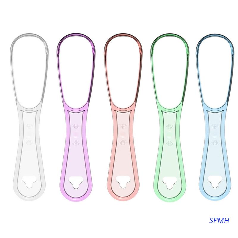 Bàn chải vệ sinh lưỡi hai mặt bằng nhựa cấp thực phẩm