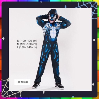 Free ship - bộ đồ siêu nhân người nhện cho bé hoá trang venom.htv28 hàng có sẵn