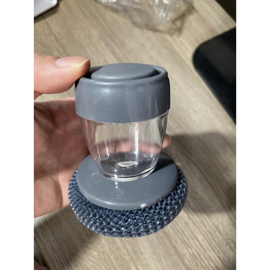 Dụng Cụ Chà Xoong Nồi Đa Năng Cầm Tay Siêu Sạch - Có Ngăn Đựng Nước Rửa Chén Tiện Lợi HD54 Shalla