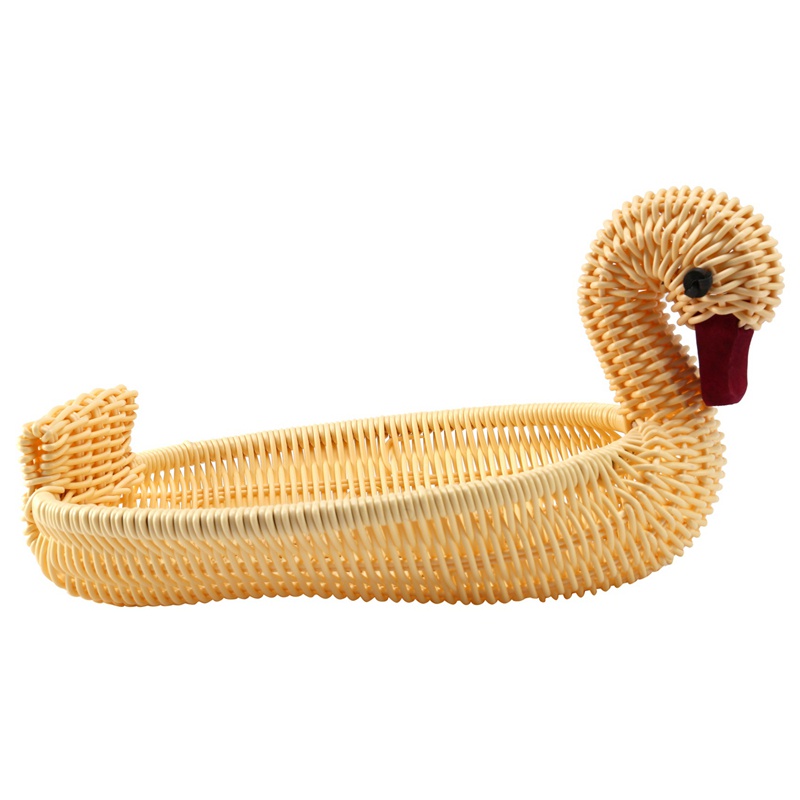 Giỏ Đan Mây Thân Thiện Với Môi Trường Đựng Đồ Hình Động Vật Kích Thước 28x18x18cm