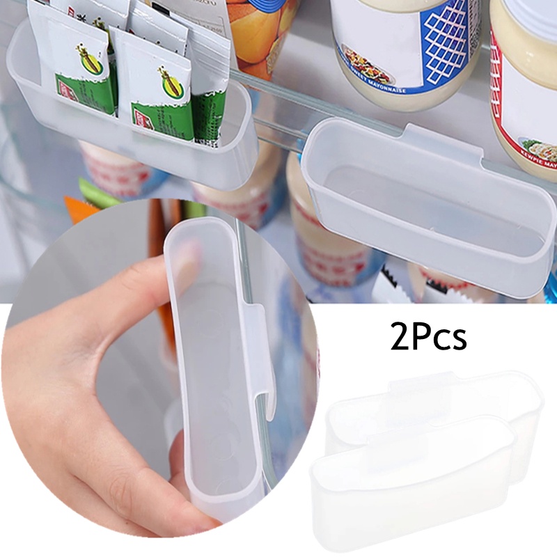 Set 2 Hộp Đựng Gia Vị Treo Tủ Lạnh Đa Năng