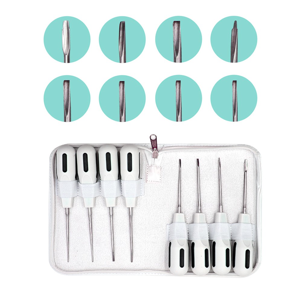 8 Dụng cụ hỗ trợ điều chỉnh răng miệng chất liệu thép không gỉ chất lượng cao