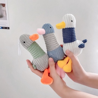 Móc chìa khóa hình chú vịt nhồi bông đáng yêu