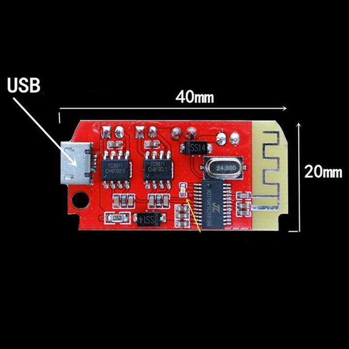 Mạch Âm Thanh Bluetooth 4.2 Chế loa 3-10W .