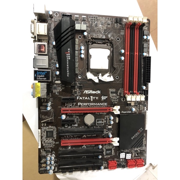 [Mã Sale hoàn 50k cho đơn từ 1tr] Main Asrock h87 PERFORMANCE đỏ cực chất