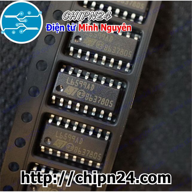 [1 CON] IC L6599 SOP-16 (SMD Dán) (L6599D 6599)