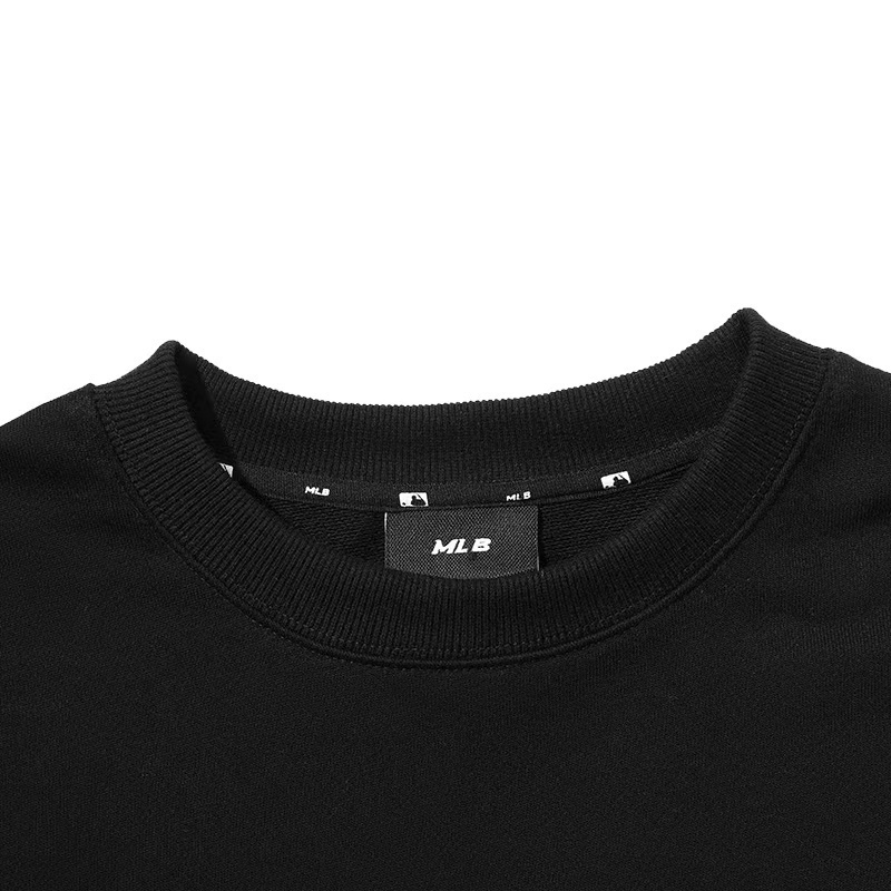 Áo Sweater Cotton Thêu Chữ MLB Thời Trang Cho Nam Nữ