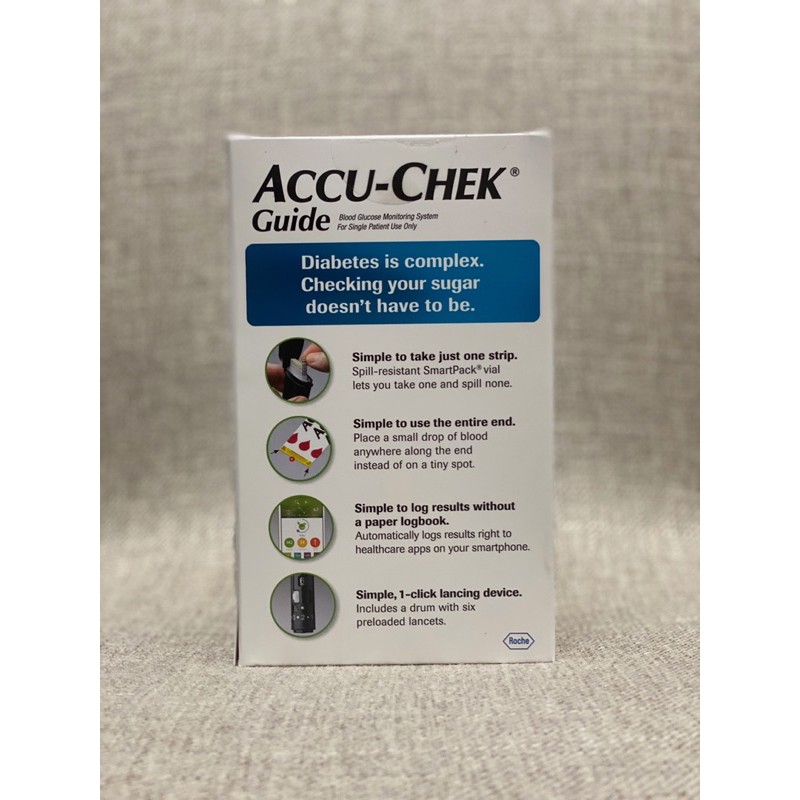 Máy Đo Đường Huyết Accu chek Guide Tặng kèm 25 Que Thử đường