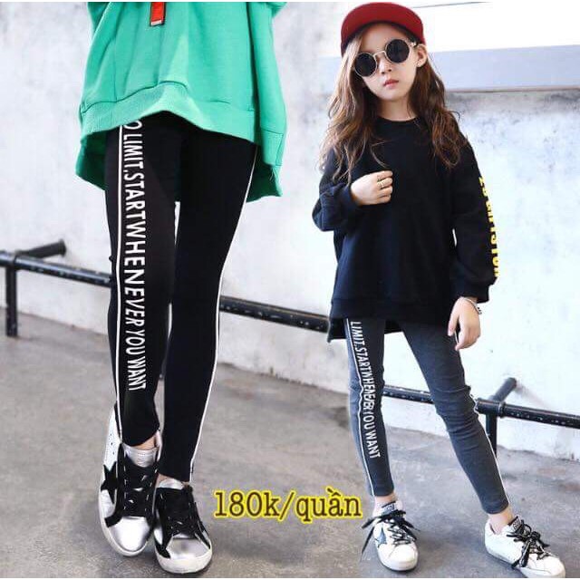 (20-35kg) Quần Legging size đại bé gái