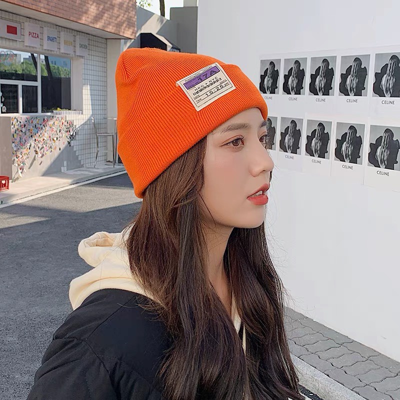 Mộc® Mũ Len Beanie Unisex Dành Cho Cả Nam Và Nũ Tag Logo Phong Cách Năng Động