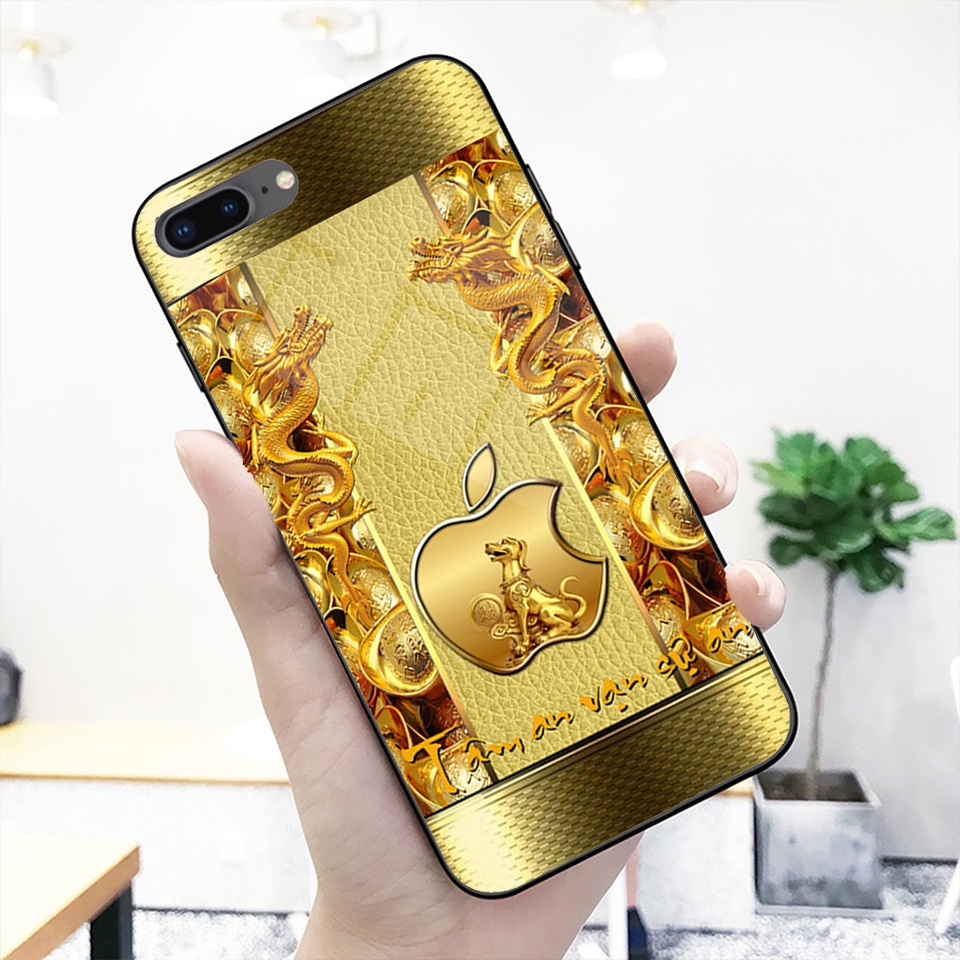 Ốp lưng kính cường lực iphone 7plus/8plus-iphone 6plus-iphone7/iphone8-iphone6/6S in hình 12 con giáp siêu đẹp