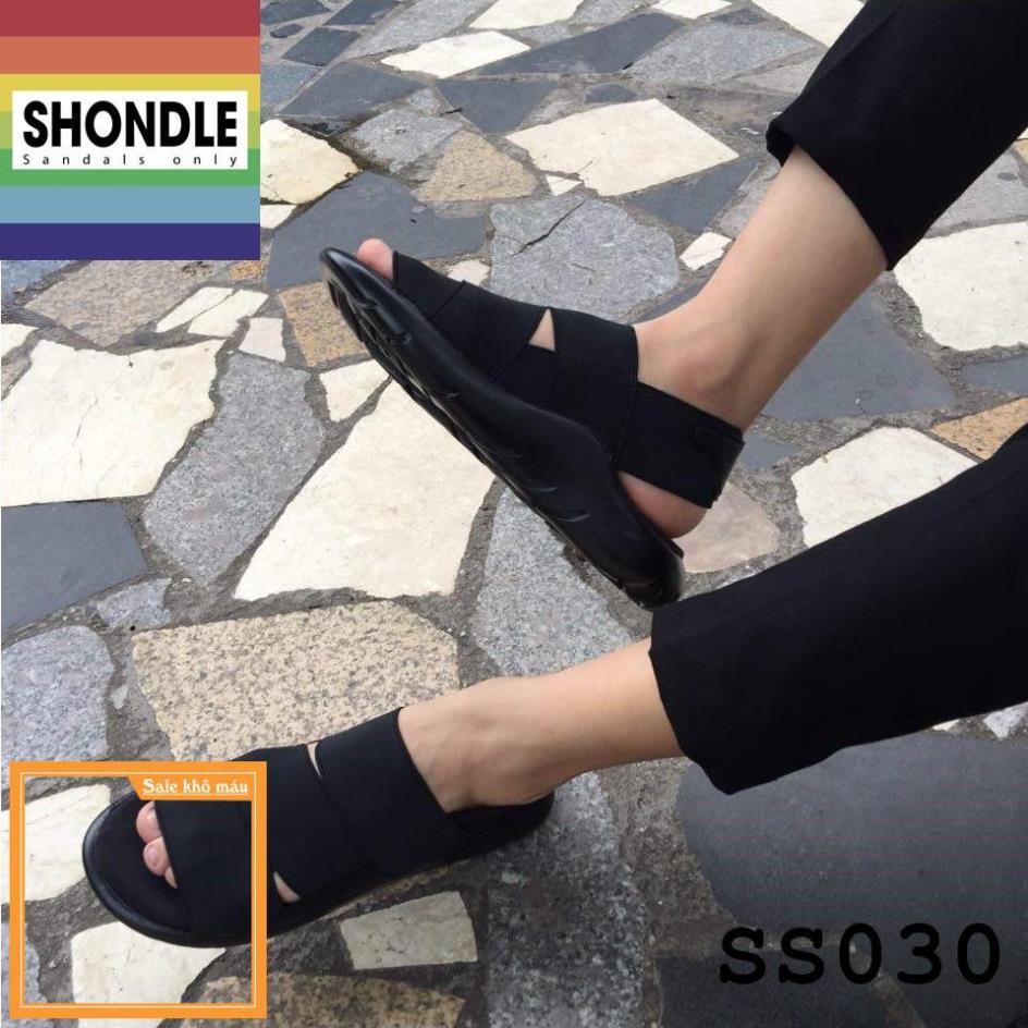 Sandal Y3 Full đen - đi học đi chơi thời trang cho nam nữ - SS030 - Leozone store