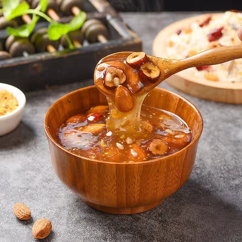 Bột củ sen hoa hồng mix hạt dinh dưỡng dưỡng nhan ăn kiêng Meizhoushike M11 hộp 500gr