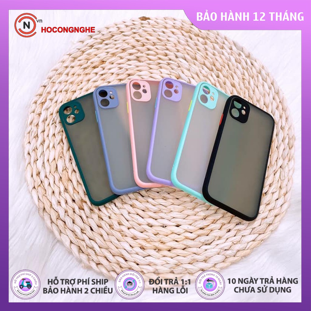 🌟CHÍNH HÃNG🌟Ốp lưng nhám, chống sốc, va đập, chống vân tay cao cấp cho các dòng IphoneBẢO HÀNH ĐỔI MỚI