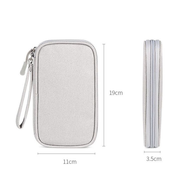 Túi đựng phụ kiện công nghệ SOLANO túi đựng điện thoại, pin dự phòng, cáp sạc, ổ cứng di động đa năng TA-001334