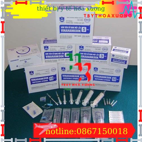 Bơm tiêm 1 lần Vinahankook 20 ml