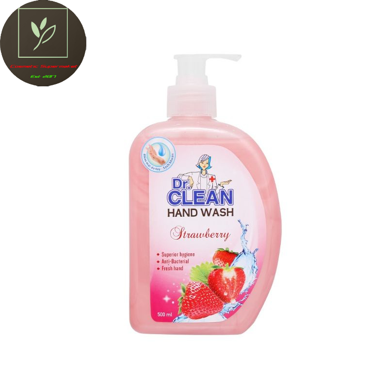 (TẶNG KHĂN ƯỚT 20 TỜ) Sữa Rửa Tay Sạch Khuẩn Dr.Clean 500g