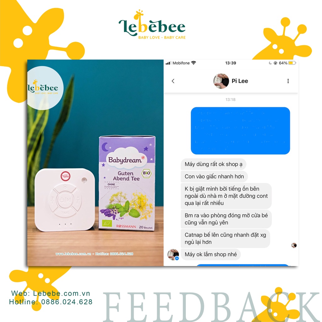 Máy tạo tiếng ồn trắng Mom Trusted