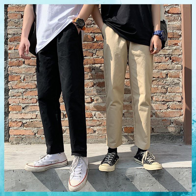 Quần baggy Nam Nữ kaki unisex, Quần Baggy kaki Nam Nữ