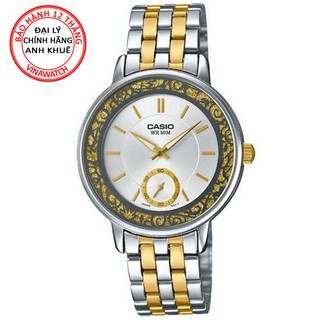Đồng hồ nữ casio dây kim loại kim ltp-e408sg-7avdf - chính hãng casio anh khuê