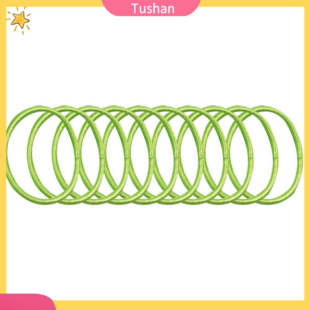 Bộ 10 sợi dây thun cột tóc nhiều màu cho bé gái