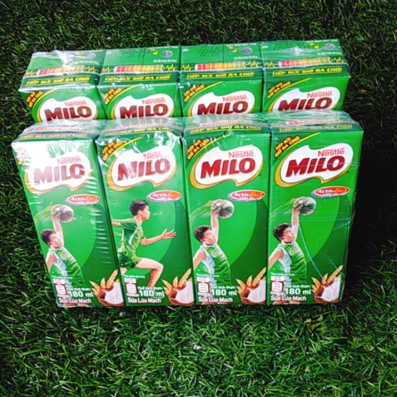 Combo 2 vỉ sữa milo 180ml cho trẻ trên 6 tuổi | BigBuy360 - bigbuy360.vn