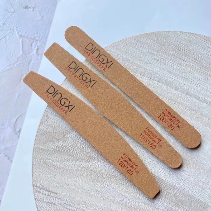Dũa nhám móng tay DINGXi vàng da bò