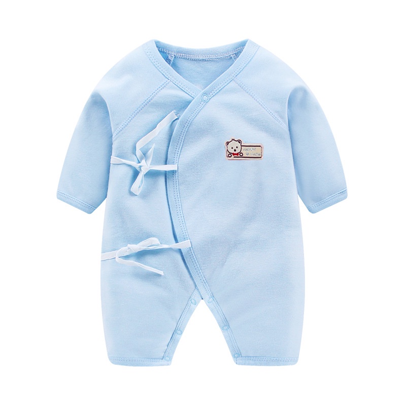 Body dài tay cho bé trai bé gái bodysuit liền thân 100% cotton hàng Quảng Châu xuất Hàn SLT06