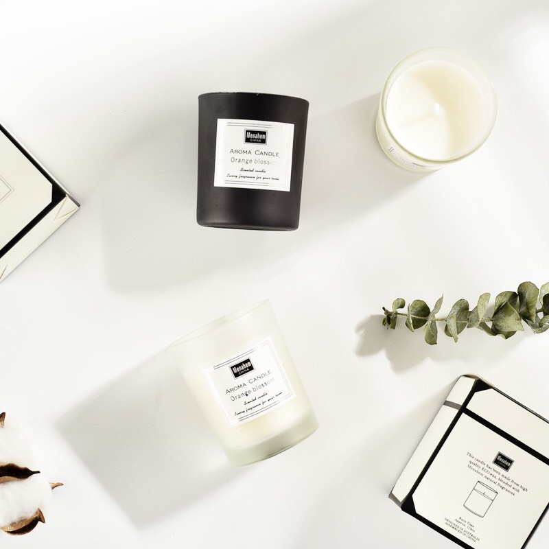 Nến thơm cao cấp không khói Aroma Menahem 6 mùi hương Giảm Stress - Không Khói & An Toàn Cao Cấp Dùng Trang Trí Nhà Cửa
