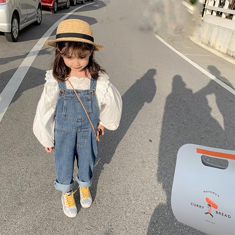 Áo Sơ Mi Tay Phồng Dài Phong Cách Phương Tây Dễ Phối Đồ Thời Trang Mùa Thu Cho Bé Gái