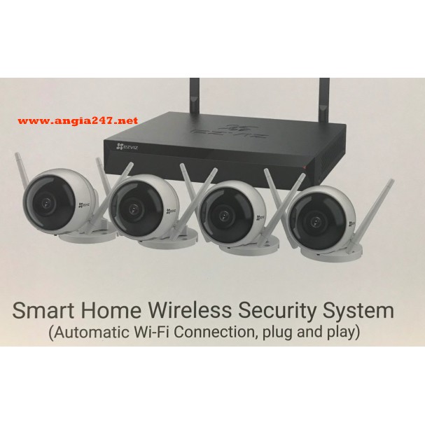 BỘ KIT CAMERA WIFI CÓ ĐẦU GHI